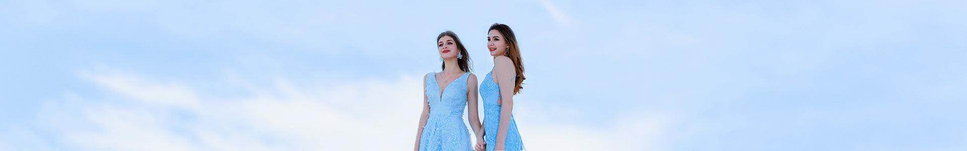 Blue & Green Prom Dresses - COCOMELODY