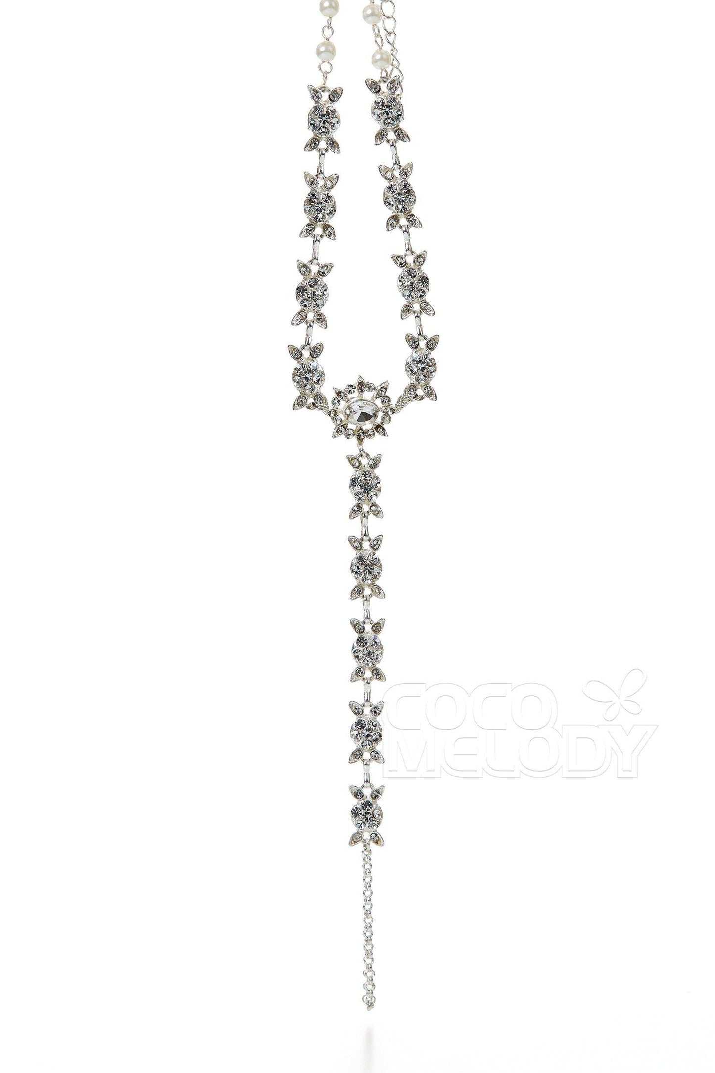 Latest Alloy Rhinestone Anklet JL17002 - COCOMELODY