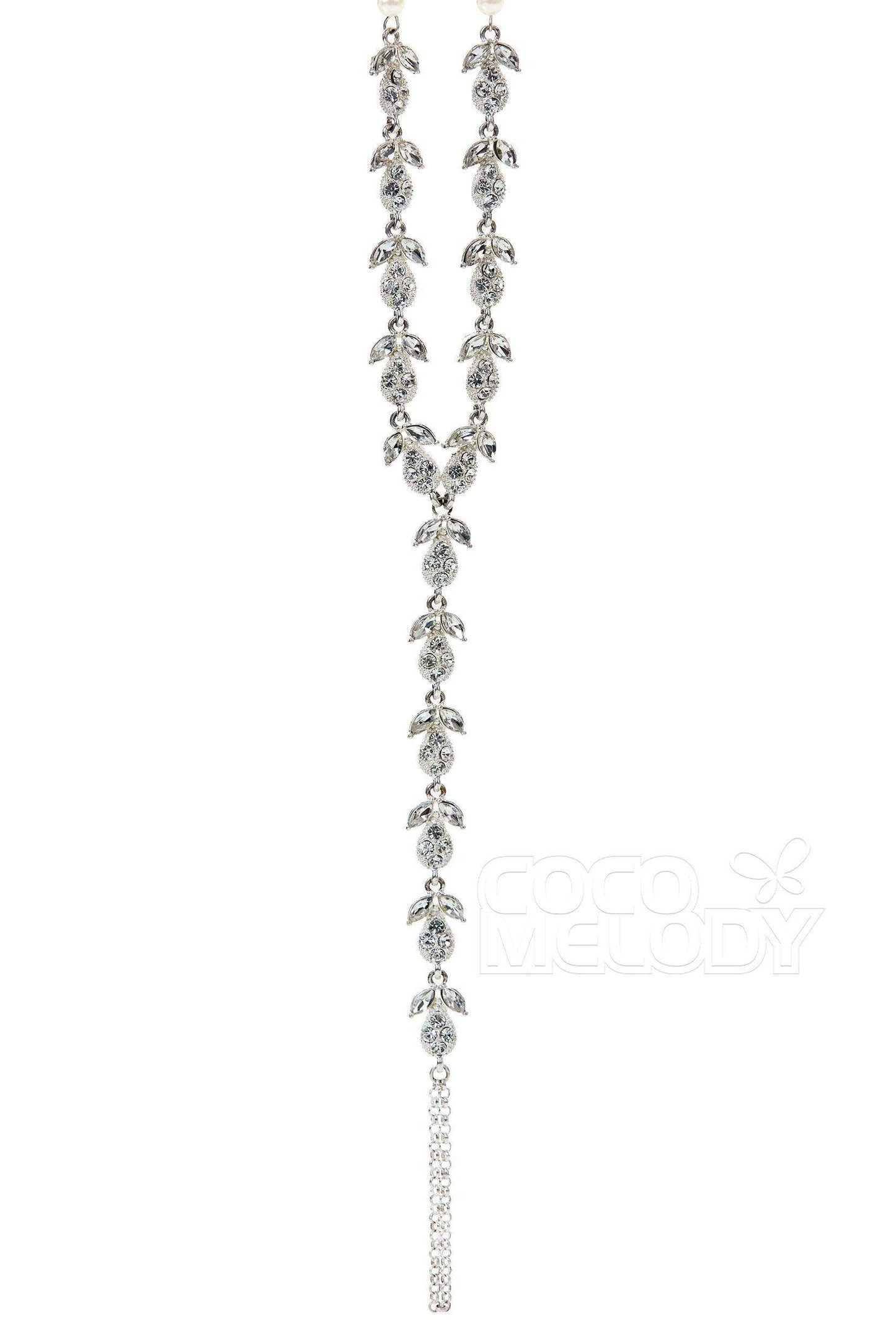 Unique Alloy Rhinestone Anklet JL17003 - COCOMELODY