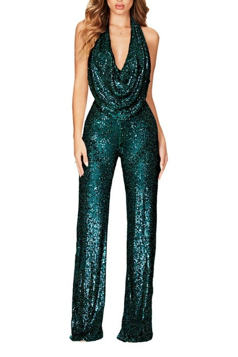 Jumpsuit Maxi Sequins Formal Evening Dresses 678030856246