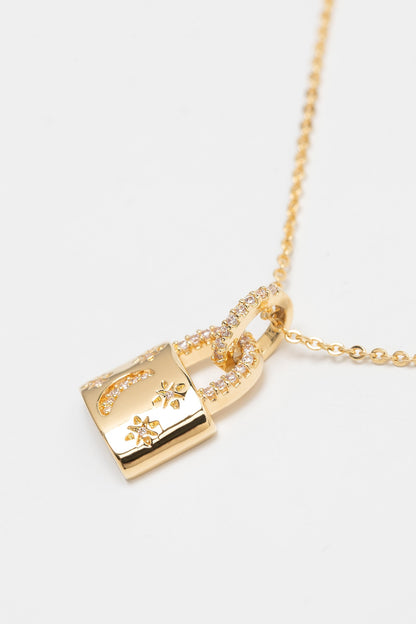 Yellow Gold Plated Necklaces CX0010
