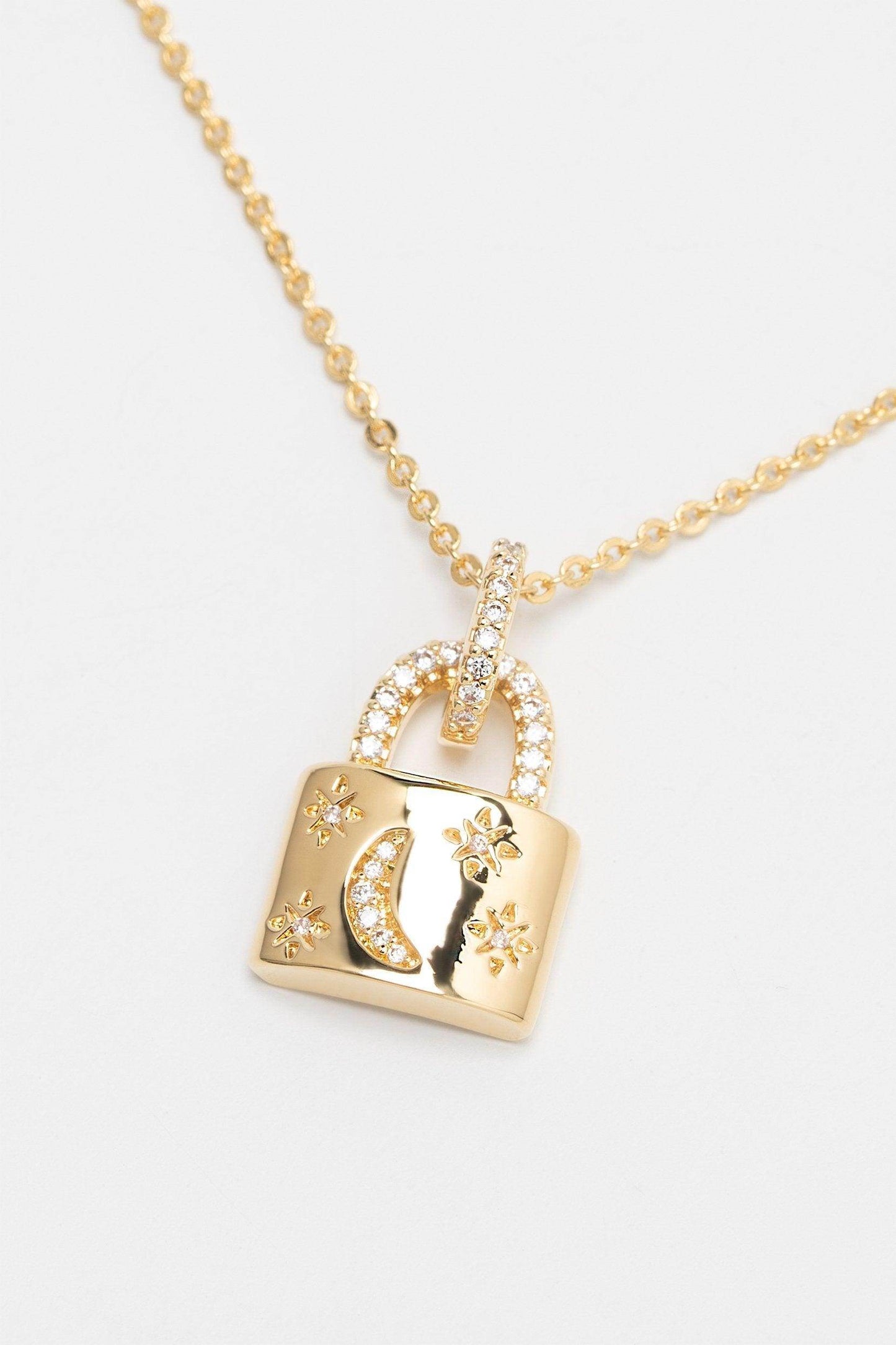 Yellow Gold Plated Necklaces CX0010 - COCOMELODY