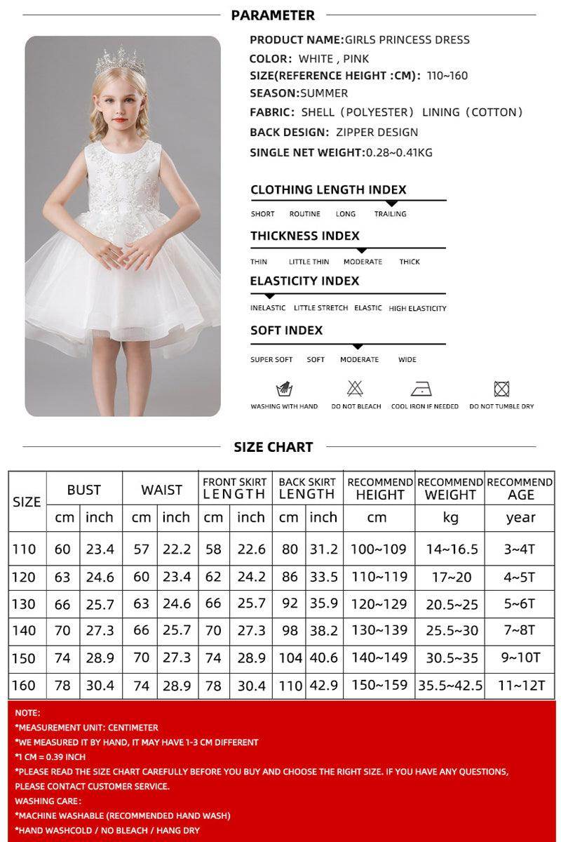 A-Line Scoop Neck Sleeveless High-Low Tulle Flower Girl Dresses 751391963514 - COCOMELODY