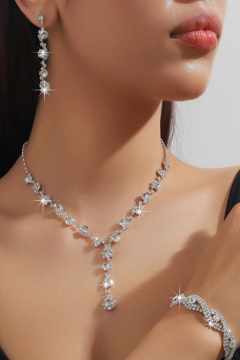 Wedding Earrings/Necklace Jewelry Sets (Set of 3) 778205197964