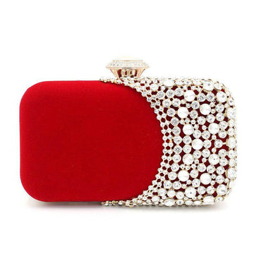 Velvet alloy dinner bag 587656808265 - COCOMELODY