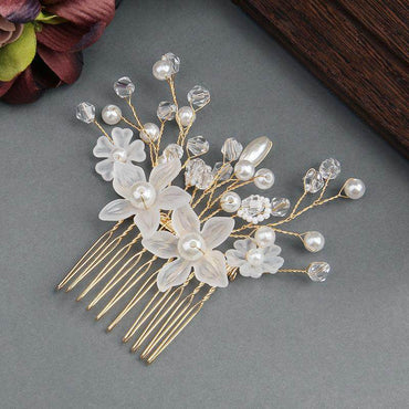 Bride Hair Comb Wedding Hair Accessories for Brides 616075663819 - COCOMELODY