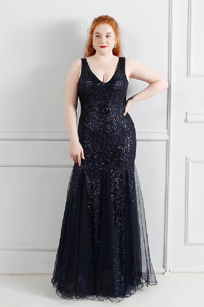 Trumpet-Mermaid Floor Length Evening Dress 647041333367 - COCOMELODY