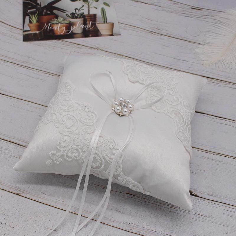 Bow ring support ring pillow 620798847774 - COCOMELODY