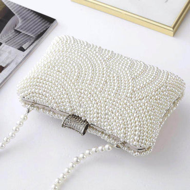 Pearl clutch Evening clutch bag 573306770416 - COCOMELODY