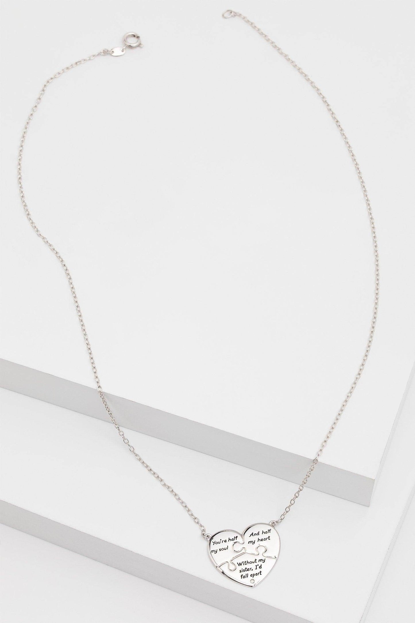 Rhodium plated Necklaces CX0014 - COCOMELODY