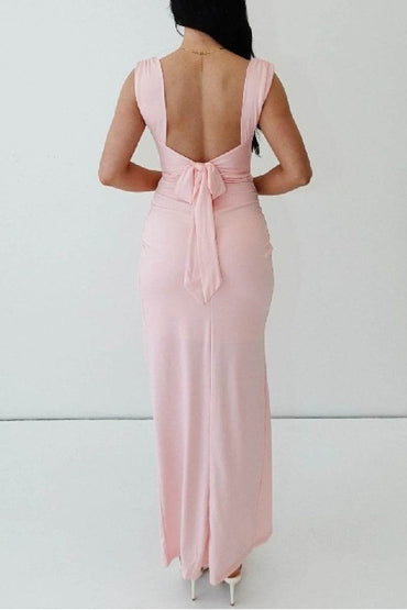 Sheath Column Maxi Stretch Formal Evening Dresses 862268177072 - COCOMELODY