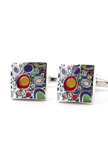 Men's 2-Piece Copper Cufflinks 582752176481 - COCOMELODY