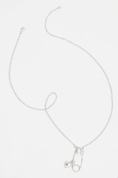 Rhodium plated Necklaces CX0011