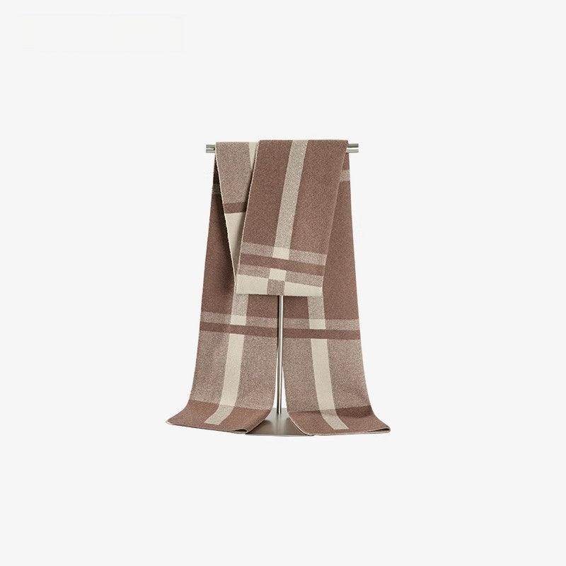 Men's autumn and winter thickened warm wool scarves and necklaces high-grade gifts 801339050726 - COCOMELODY