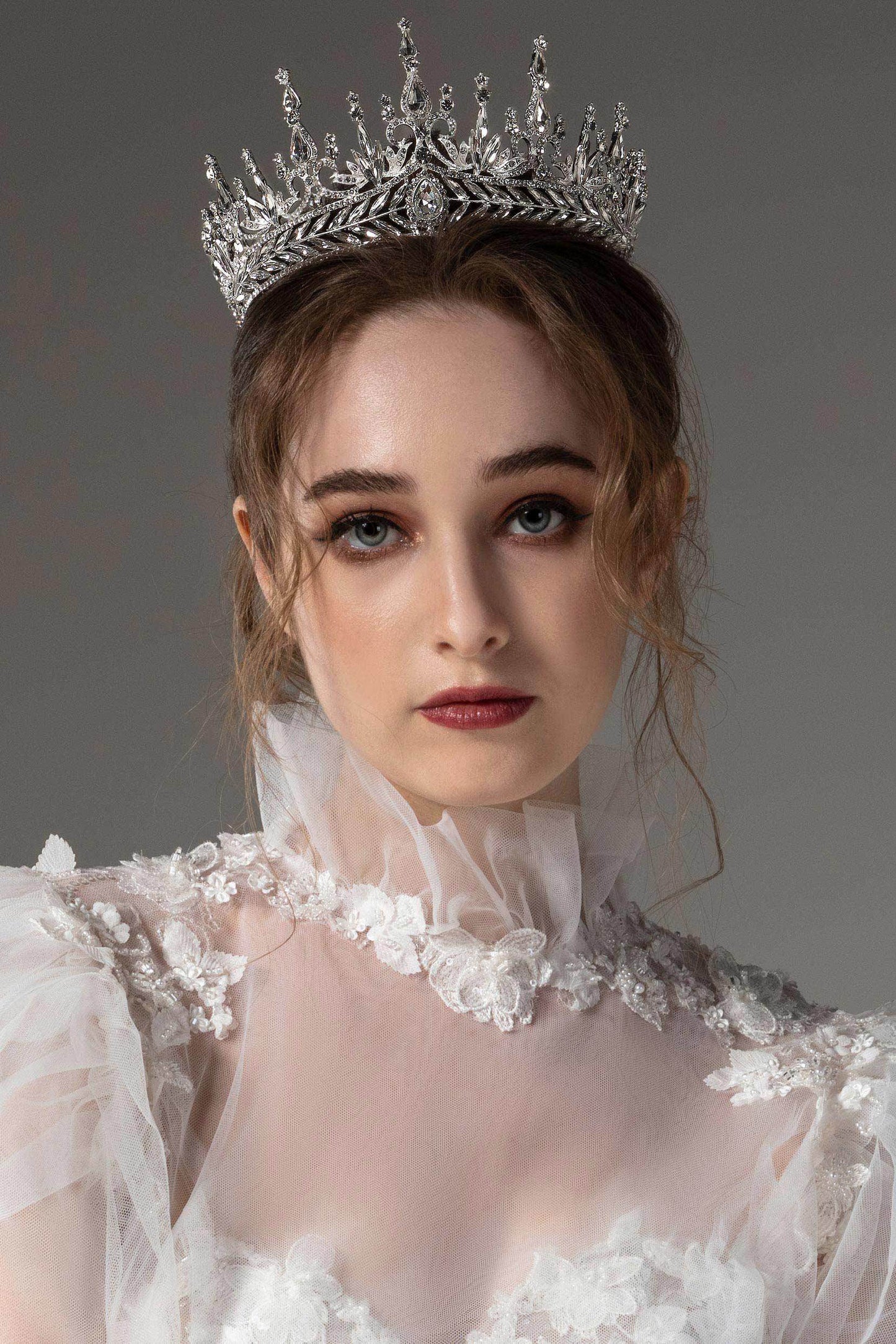 Alloy Tiaras with Crystals Rhinestone CH0371 - COCOMELODY