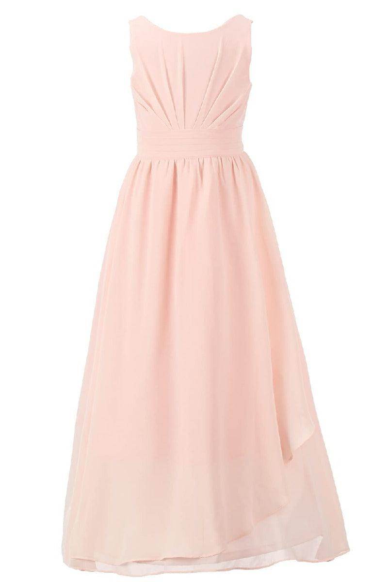 Elegant Chiffon Gown Floor-Length A-Line Dress B078N3KBLQ - COCOMELODY