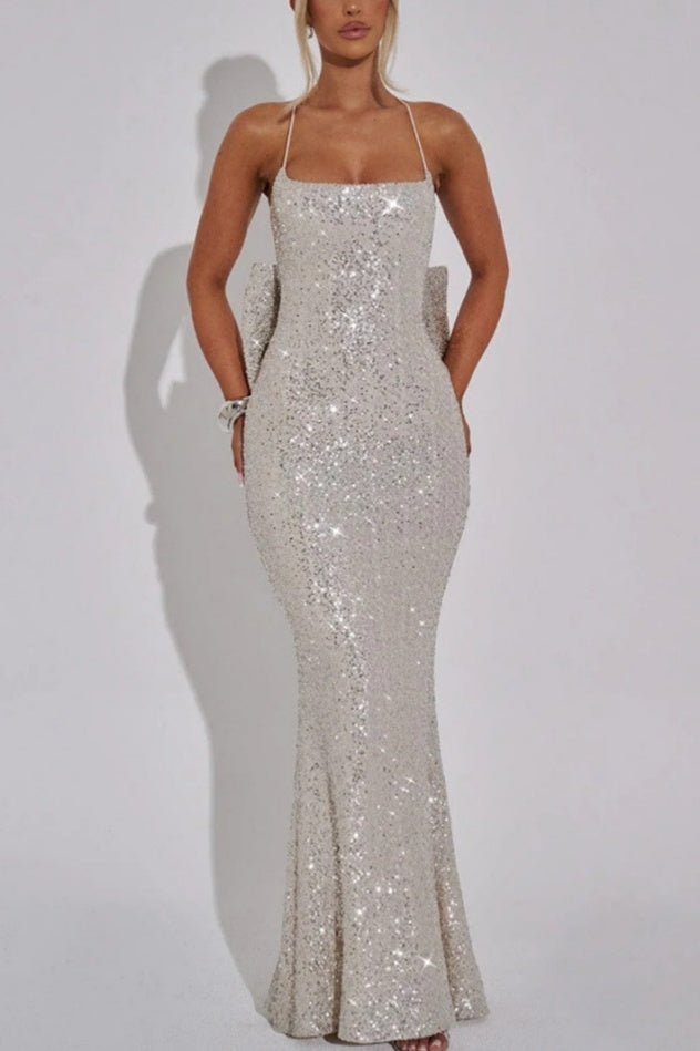 Mermaid Maxi Sequins Formal Evening Dresses 861326172487