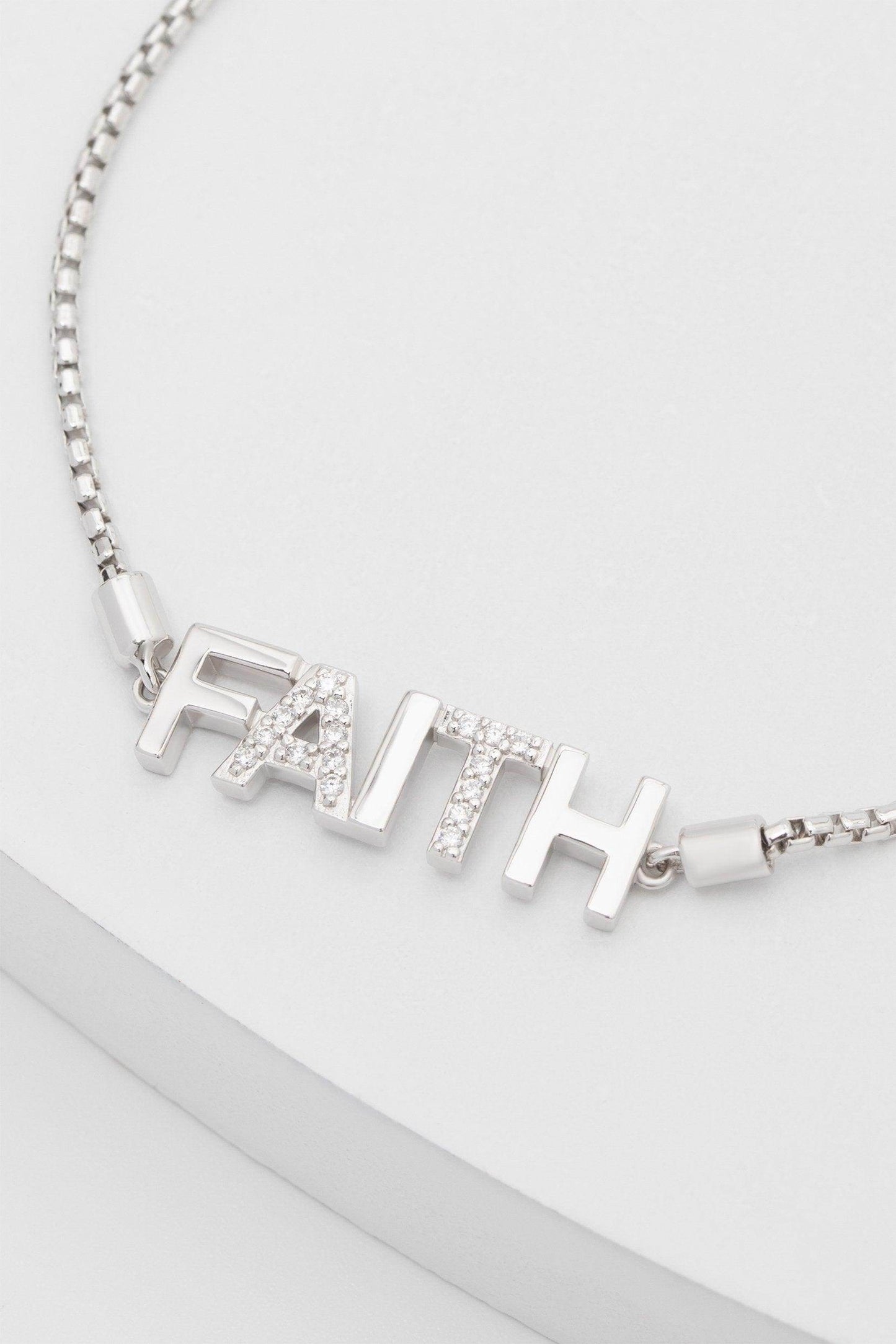 Rhodium plated Bracelets with Crystals CQ0049 - COCOMELODY