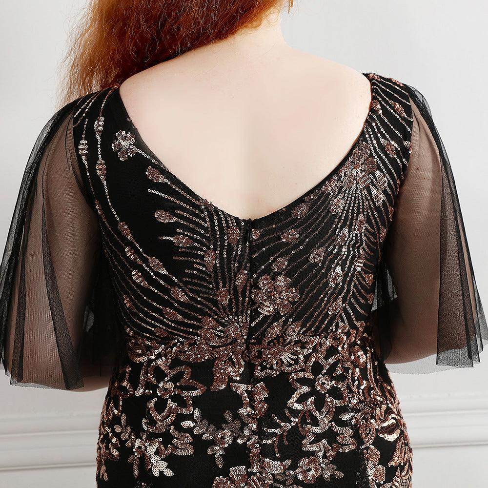 Trumpet-Mermaid Floor Length Evening Dress 646833729061 - COCOMELODY