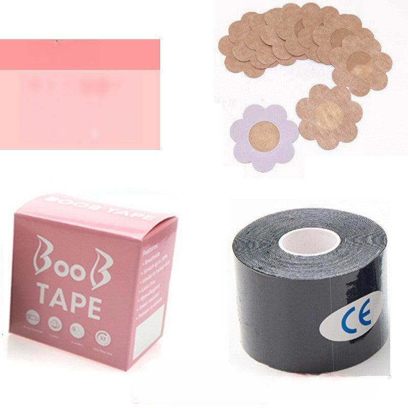 Disposable free size breast tape Anti-sweat breathable gathering anti-sag invisible lift tape for wedding dress with anti-slip bandage 695004683874 - COCOMELODY