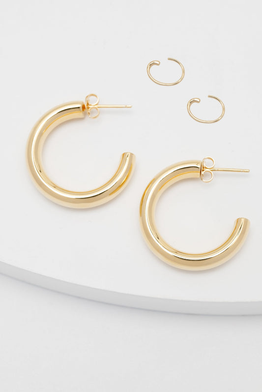 Yellow Gold Plated Earrings CE0100