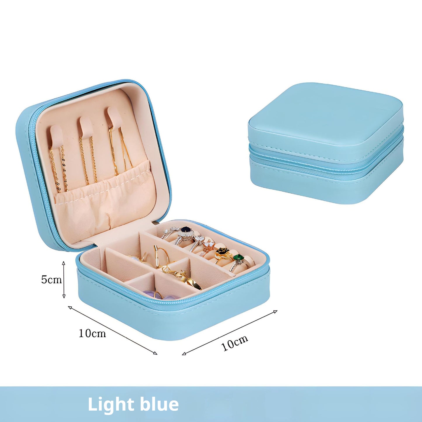 DIY design simple jewelry portable creative jewelry box 836834083360 - COCOMELODY