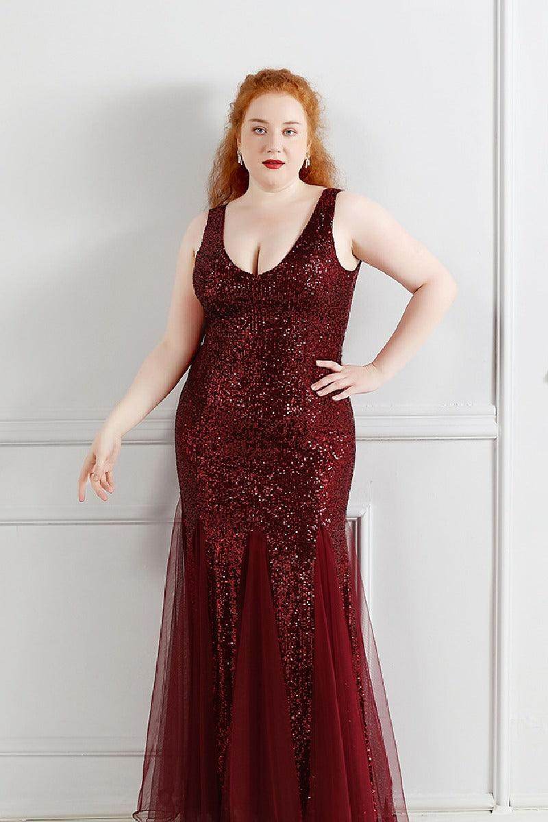 Trumpet-Mermaid Floor Length Evening Dress 647041333367 - COCOMELODY