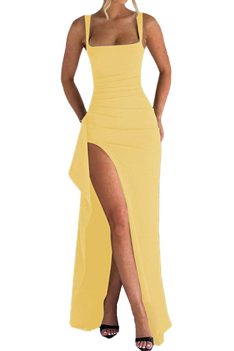 Sheath-Column Sweep-Brush Train Polyester Formal Evening Dresses B0F4DKFMQR - COCOMELODY