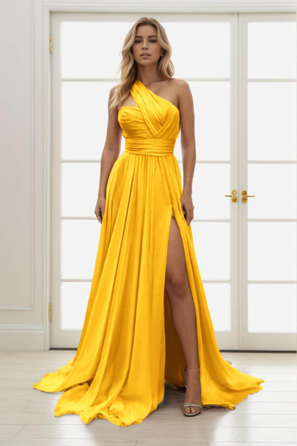 A-Line Maxi Chiffon Prom Dress CS0435 - COCOMELODY