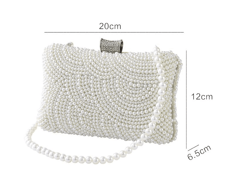 Pearl clutch Evening clutch bag 573306770416 - COCOMELODY