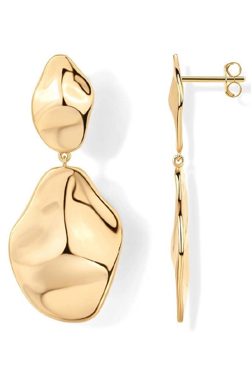 Electroplated drop percussion earrings 817357476571 - COCOMELODY