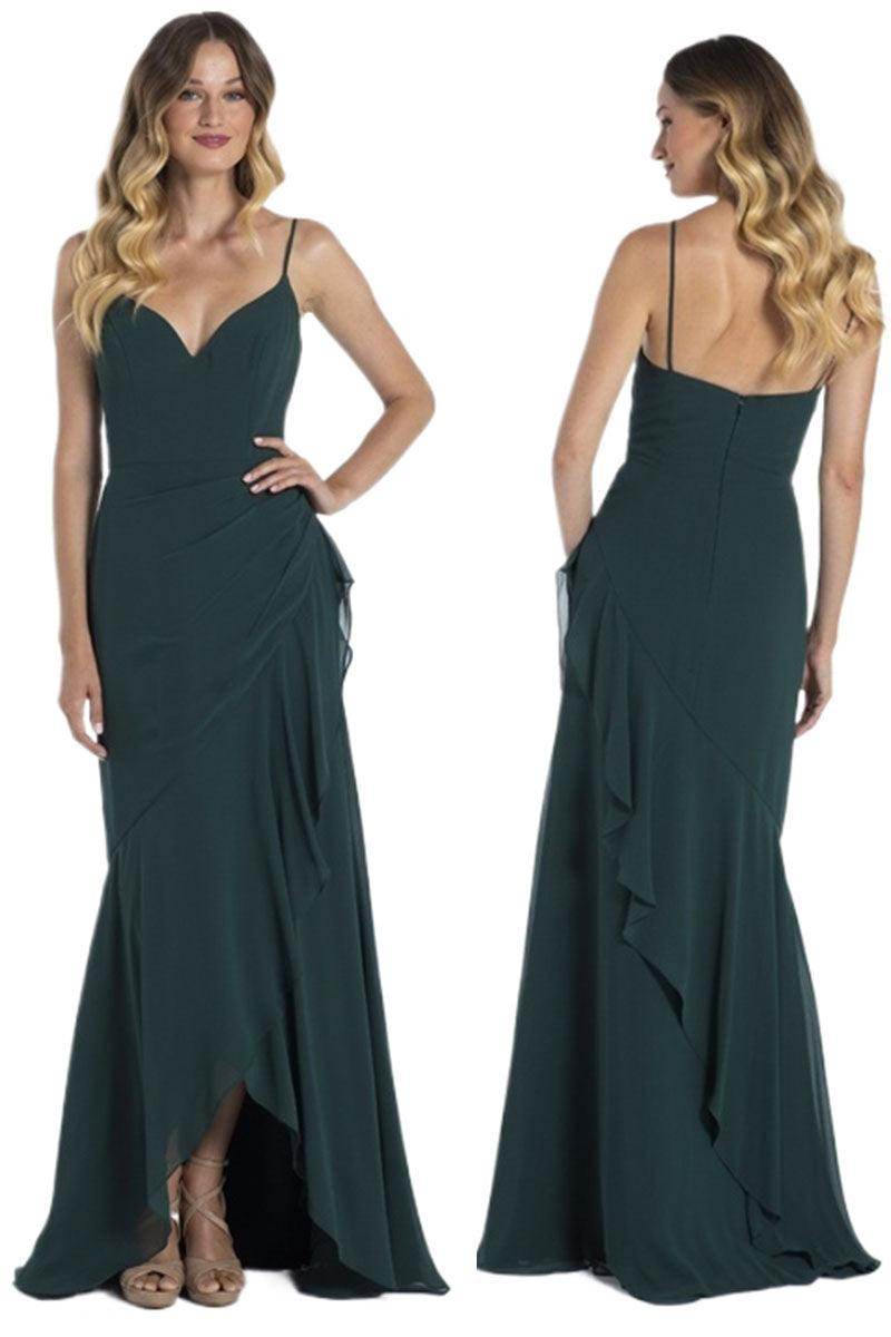 A-Line Maxi Chiffon Bridesmaid Dress 710990227259 - COCOMELODY