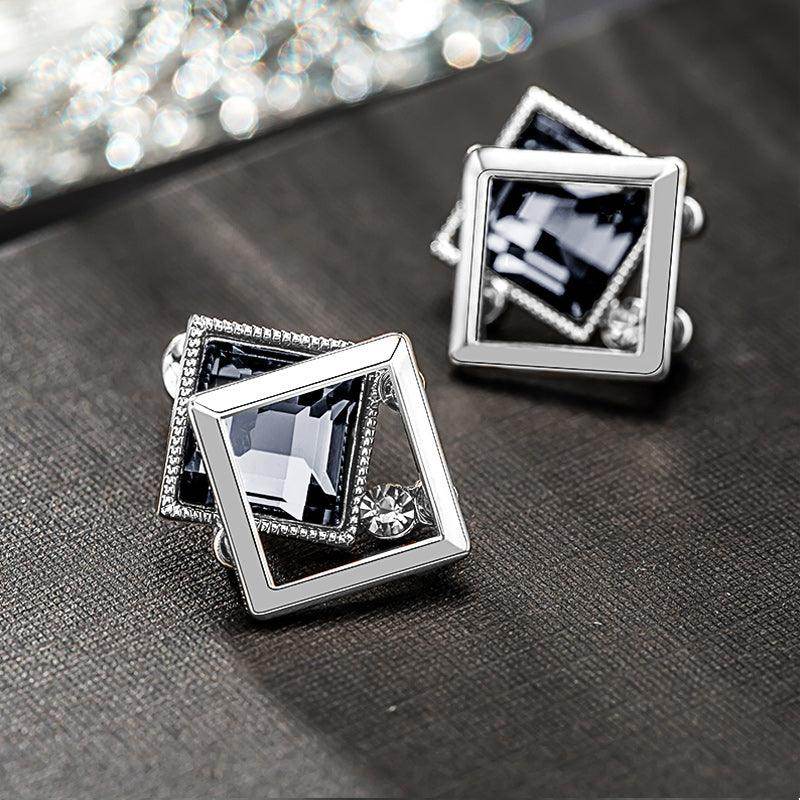 Earrings silver studs sterling silver for women 563384229720 - COCOMELODY