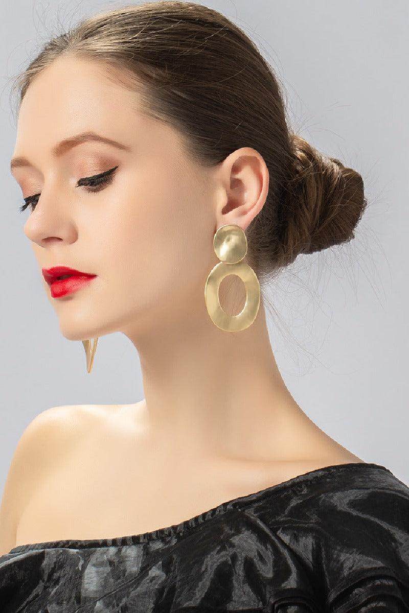 Exquisite small ear clip Fashion atmosphere high sense earrings 630097734987 - COCOMELODY