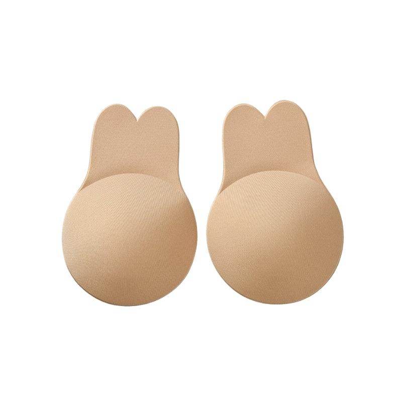 Bunny Ear Lift Bra Strapless Bra Seamless silicone invisible bra with bunny silicone invisible breast tape 691853832859 - COCOMELODY