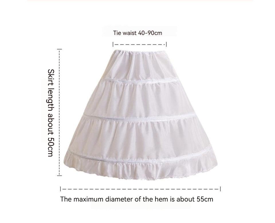 Children Ball Gown Slip Floor-Length Petticoats For Party/Wedding 782765246450 - 7 Days / As Picture / 50cm - COCOMELODY