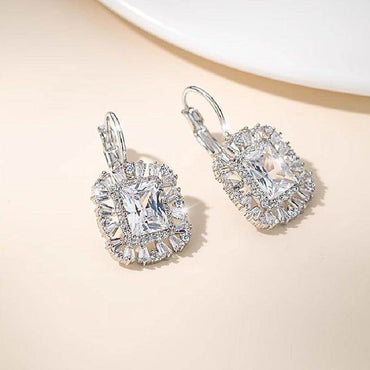 Zircon earrings earrings girl 762174263027 - COCOMELODY