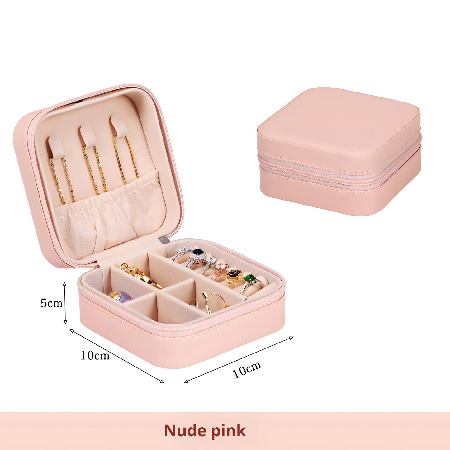 DIY design simple jewelry portable creative jewelry box 836834083360 - COCOMELODY