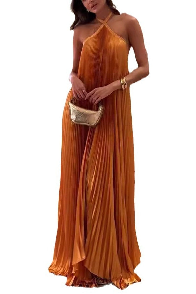 A-Line Floor Length Silk-Like Wedding Guest Dress 833160632824