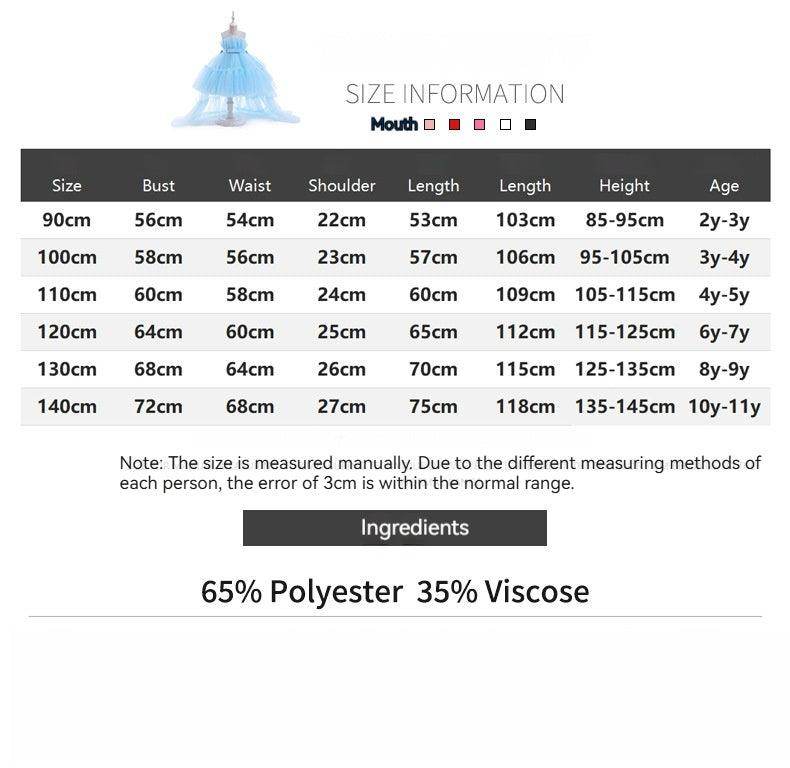 Ball-Gown Square Neckline Knee-Length Tulle Removable tail Flower Girl Dresses 776544998685 - COCOMELODY