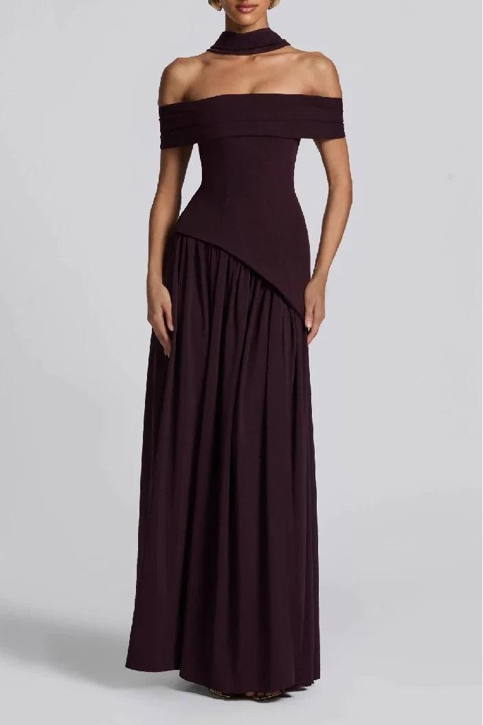 Sheath-Column Floor Length Silk-Like Wedding Guest Dress 963358428274 - 10 Days / Pink / S - COCOMELODY