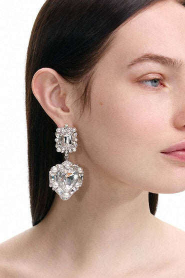 Luxurious Rhinestone Drop Earrings 909483031394 - COCOMELODY