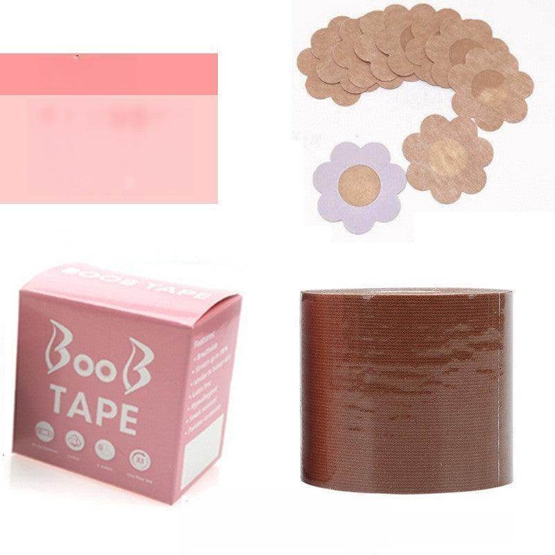 Disposable free size breast tape Anti-sweat breathable gathering anti-sag invisible lift tape for wedding dress with anti-slip bandage 695004683874 - COCOMELODY