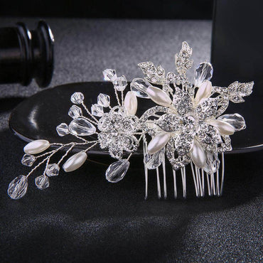 Bride Hair Comb Wedding Hair Accessories for Brides 528986959215 - COCOMELODY