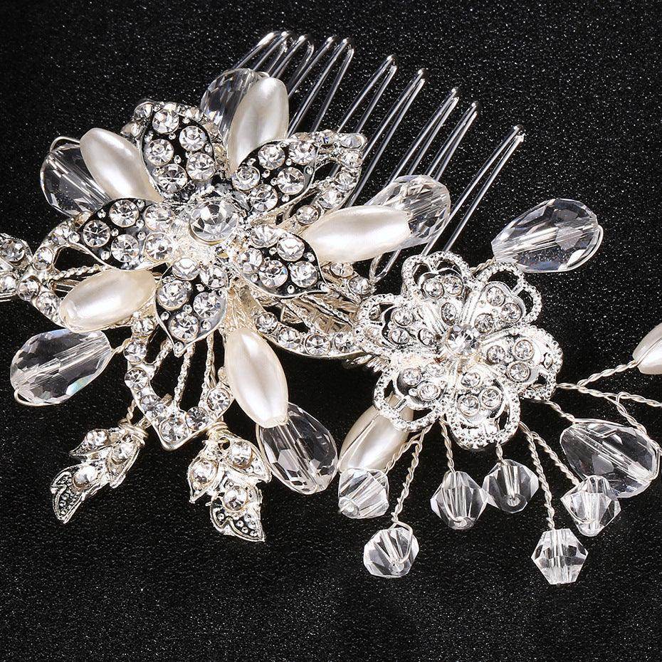 Bride Hair Comb Wedding Hair Accessories for Brides 528986959215 - COCOMELODY
