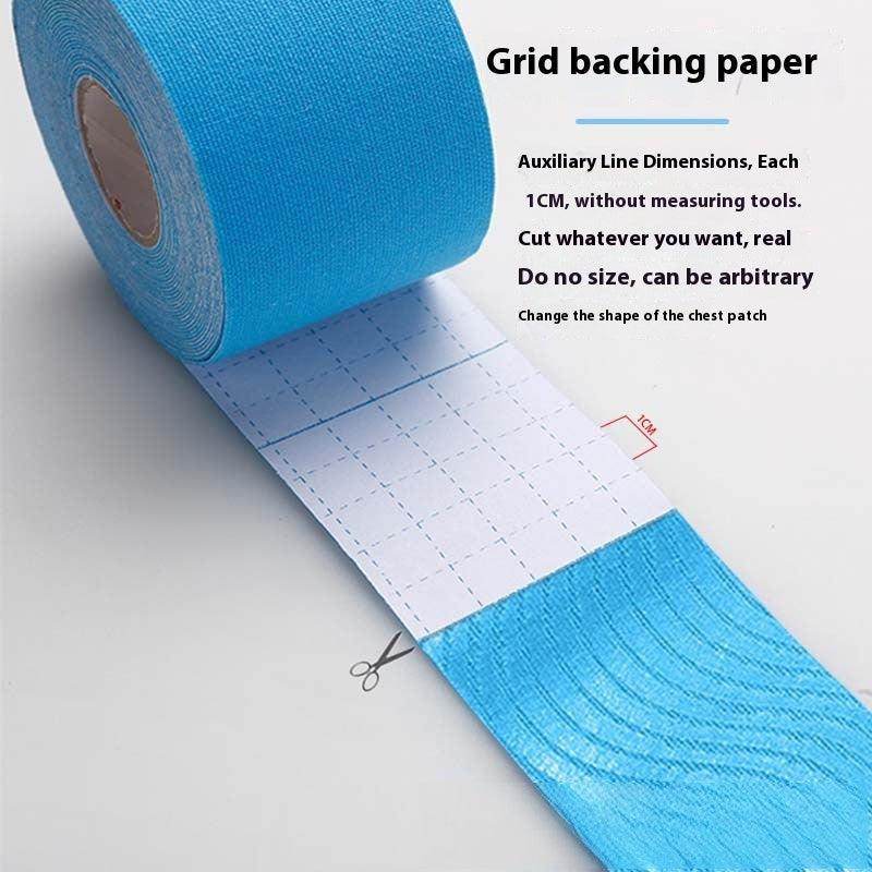 Disposable free size breast tape Anti-sweat breathable gathering anti-sag invisible lift tape for wedding dress with anti-slip bandage 695004683874 - COCOMELODY