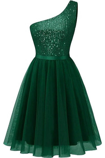 A-Line Mini Tulle Homecoming Dress 836632328295 - COCOMELODY