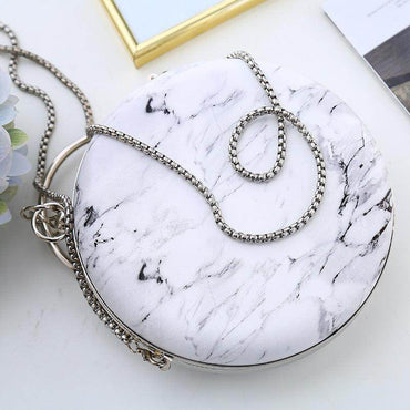 Round women's tote dinner bag 834788581294 - COCOMELODY