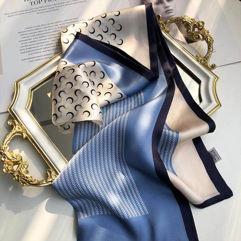 Mulberry silk scarf Double-sided silk scarf scarf streamer 636298573477 - COCOMELODY