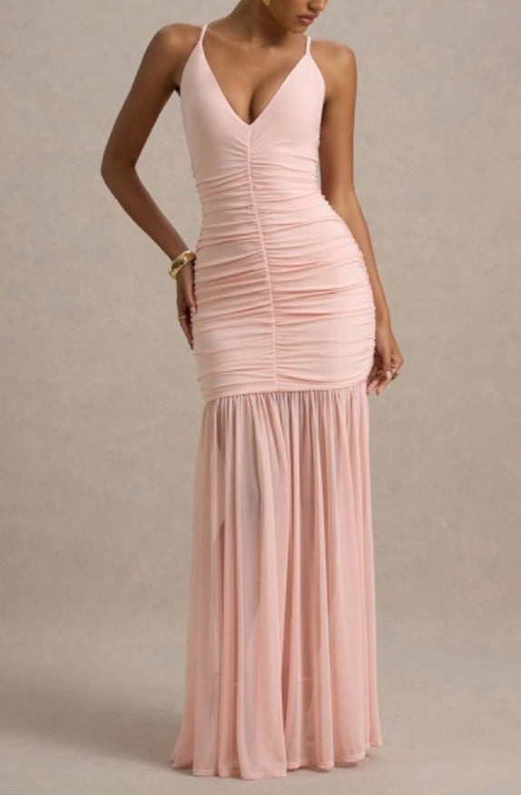 Mermaid Maxi Stretch Formal Evening Dresses 937452234687